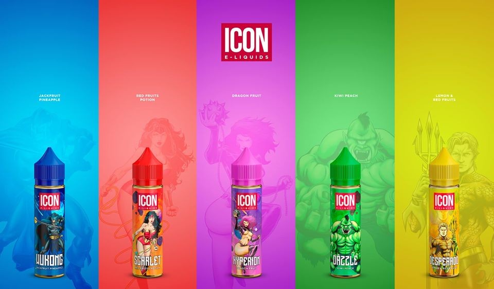 E-liquide ICON DAZZLE (Kiwi et Pêche)