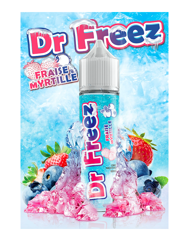 Fraise Myrtille - Dr Freez 50ml