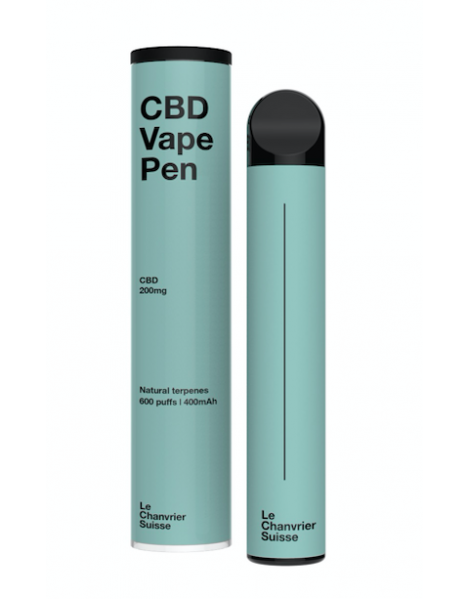 Vape Pen Natural CBD 2 ml - 200 mg - Le Chanvrier Suisse