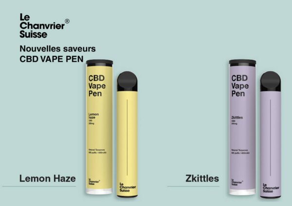 Vape Pen - Lemon Haze CBD 2 ml - 200 mg - Le Chanvrier Suisse